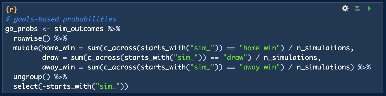R code