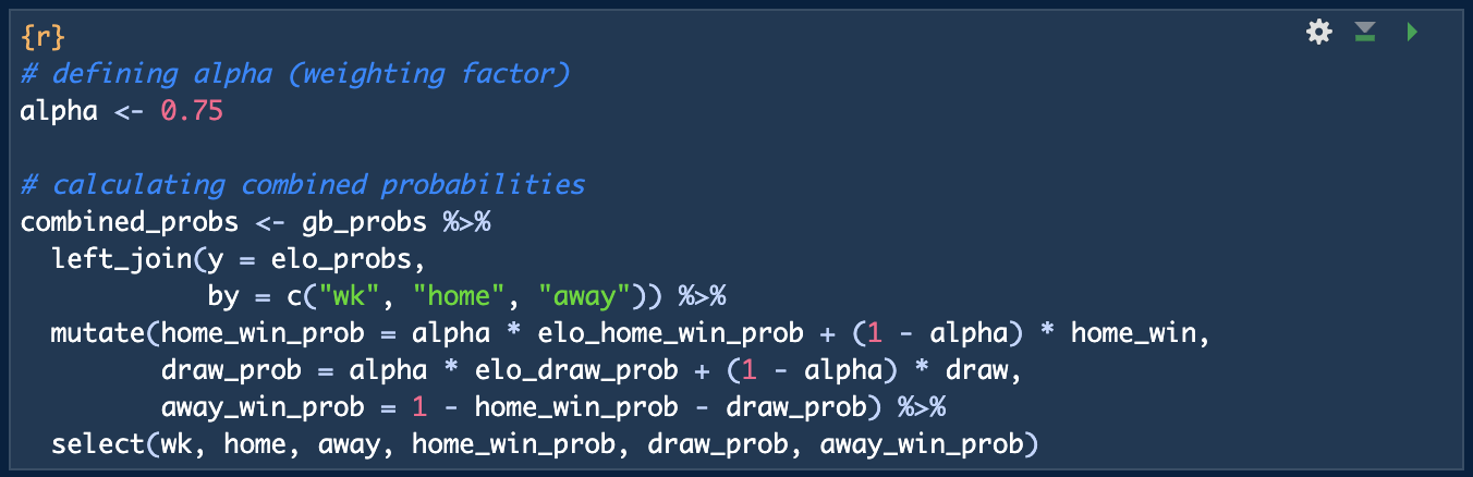 R code